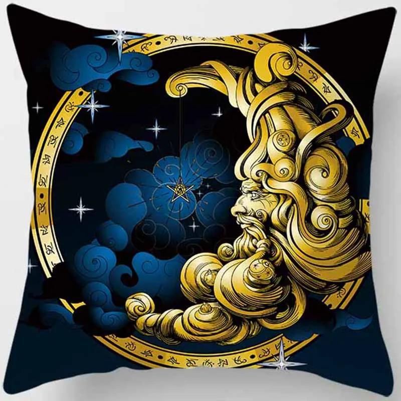 Mandala Mysterious Retro Religious Yoga Taie d'oreiller, Symdazers, Home Decorative Cojines, Sofá Poduszka