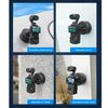 Suction Cup Car Mount 3 for Action Aluminum Alloy Car Adheres to and Side Easy Includes Expansion Magnetic Stand for Convenient Shooting Cameras,