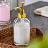 500 ml Glasseifenspender Ersatzflasche Badezimmer Handdesinfektionsmittel Gel Seife und Shampoo Duschflüssigkeit Behälterflasche