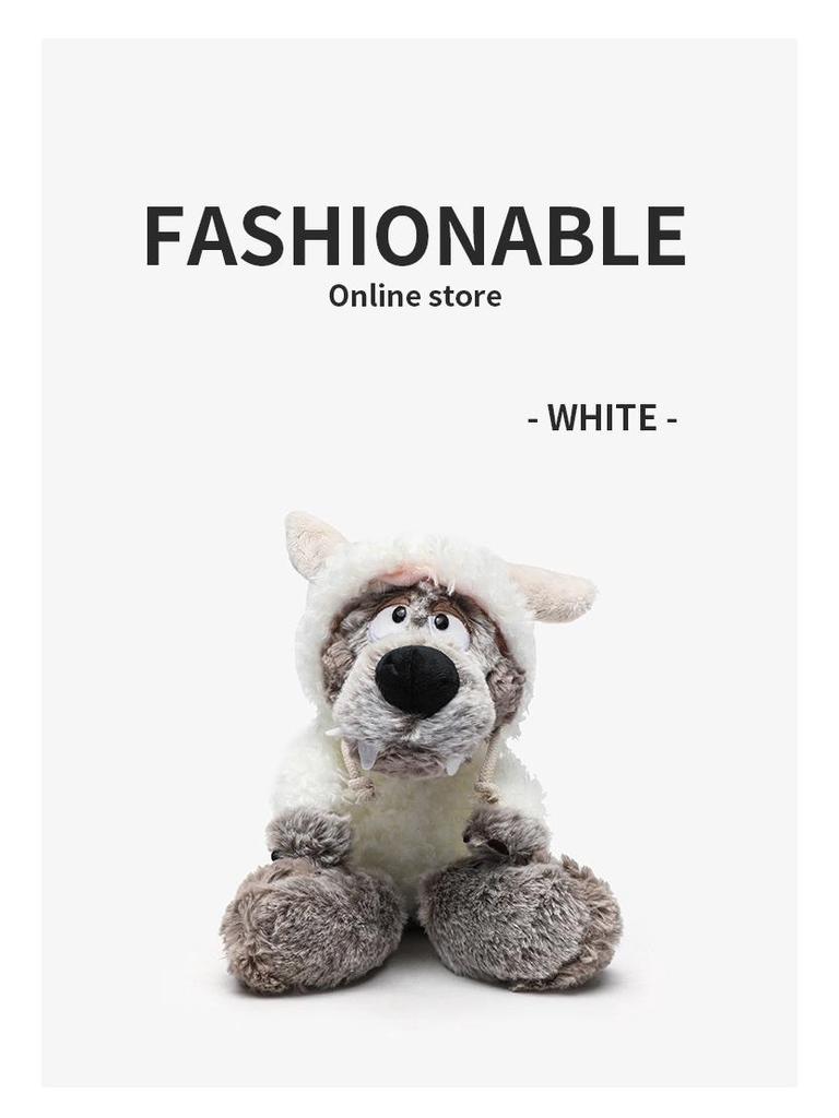 Wolf In Sheep's Clothing Plush Toy - Forest Animal Disguise Doll, Ideal Birthday Gift