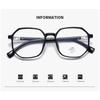 Anti-blue Light Glasses New Tr90 Glasses Frame Polygonal Large Frame Flat Light Mirror Myopia Glasses Frame TR81220