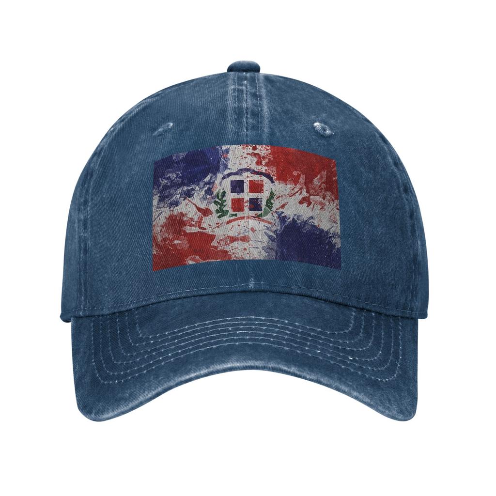 Dominican Republic Flag Denim Cap Casual Baseball Caps Adjustable Hat Summer Unisex Baseball Hats