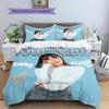 Aitana Custom Name Pattern Bedding,Quilt Set Quilt Cover Pillowcase Home Birthday Gift(1 * duvet cover + 2 * pillowcase, without core)