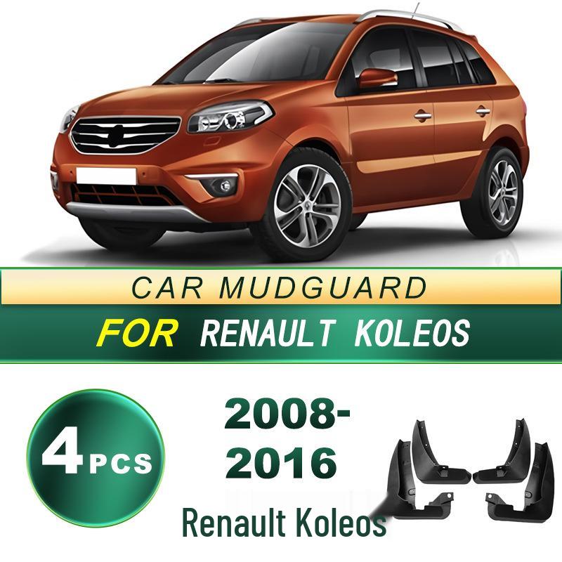 Renault Koleos 08-16 Tire Mudguard Soft Rubber Flap - No Drilling Needed
