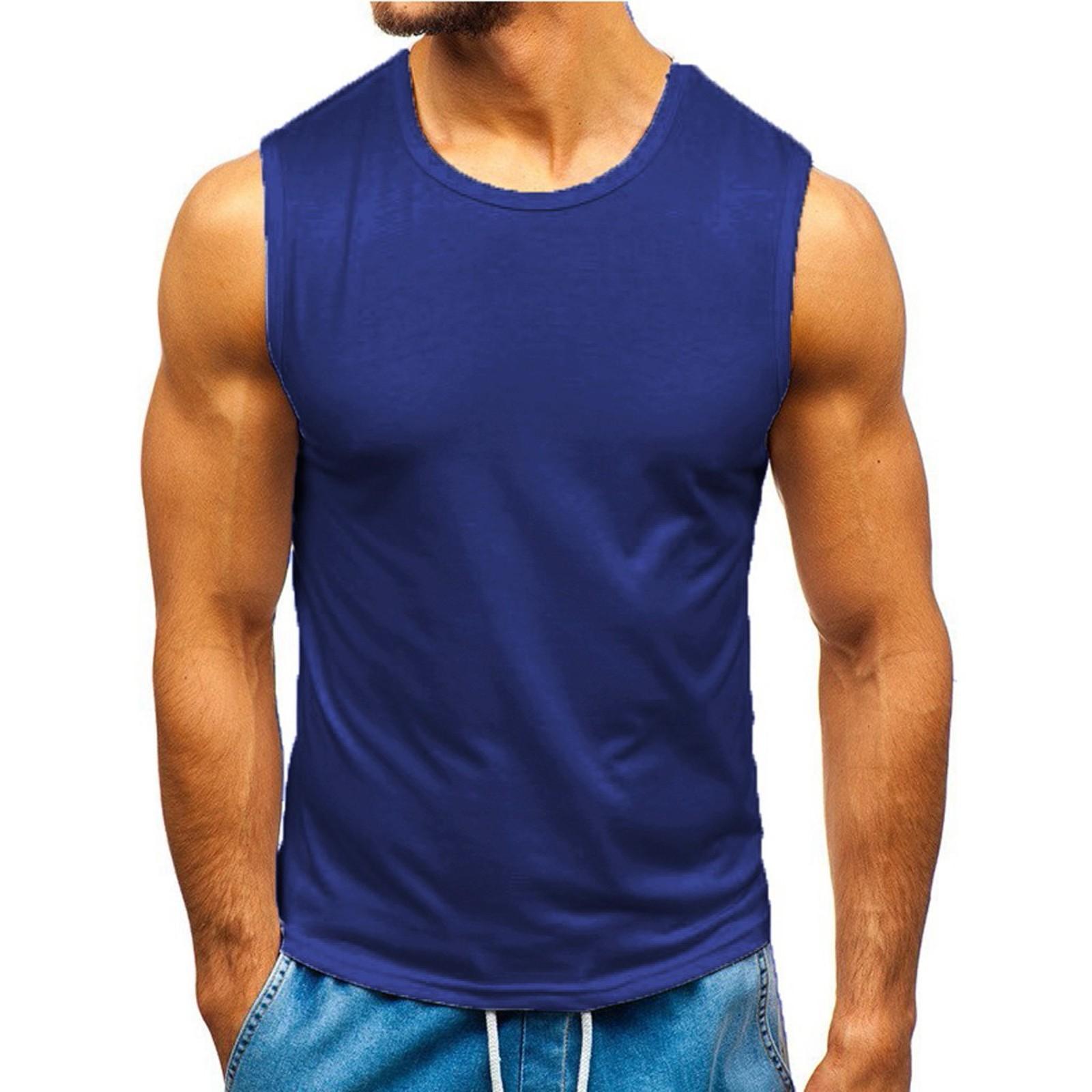 

Мужской спортивный цветной жилет, спортивный костюм, легкий пэчворк, без рукавов, контрастный цвет S синий