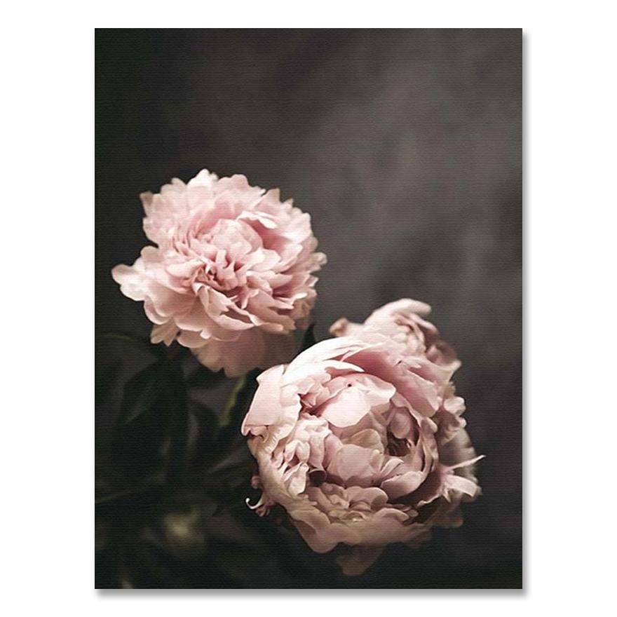 Scandinavian Fashion Poster Pink Flower Sexy Girl Nordic Style Wall Art Canvas Print Painting Modern Living Room Decor Picture