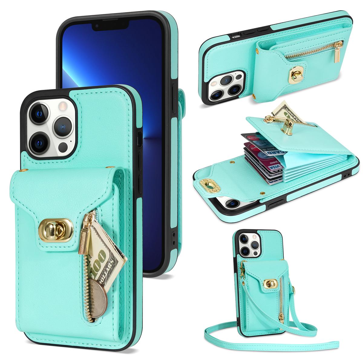 

Кожаный чехол через плечо с боковой молнией для iPhone 15 14 Plus 13 12 11 Pro Max для Samsung S23 S22 S21 Ultra S20 Plus S23 S21 S20 FE A14 A54 A13 A53 Samsung A53 5G небесно-голубой