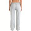 Womens Pajama Pants Sleepwear Casual Drawstring Elastic Waist Pants Comfy Straight Yoga Loose Trousers