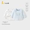 Tongtai Newborn Baby Padded Cotton Long-Sleeve Undershirt 2-Piece Set