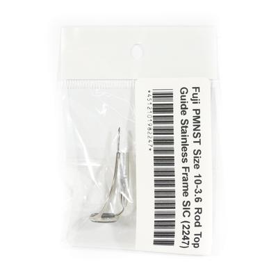 Fuji PMNST Size 10-3.6 Rod Top Guide Stainless Frame SIC X 1 (2247)