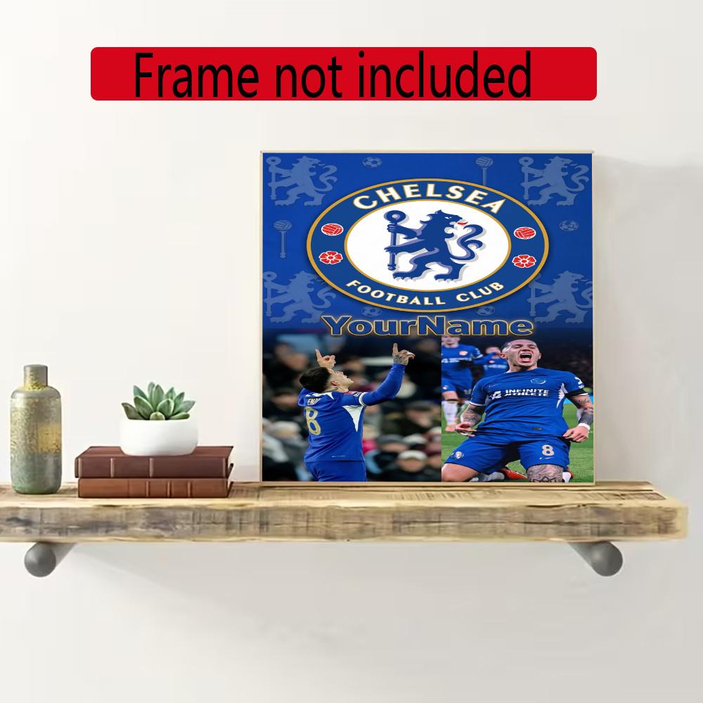 Chelsea Fc Personalized Name Round Diamond Painting Kit Diamond Embroidery Painting Rhinestones Mosaic Frameless Handwork Decoration Arts