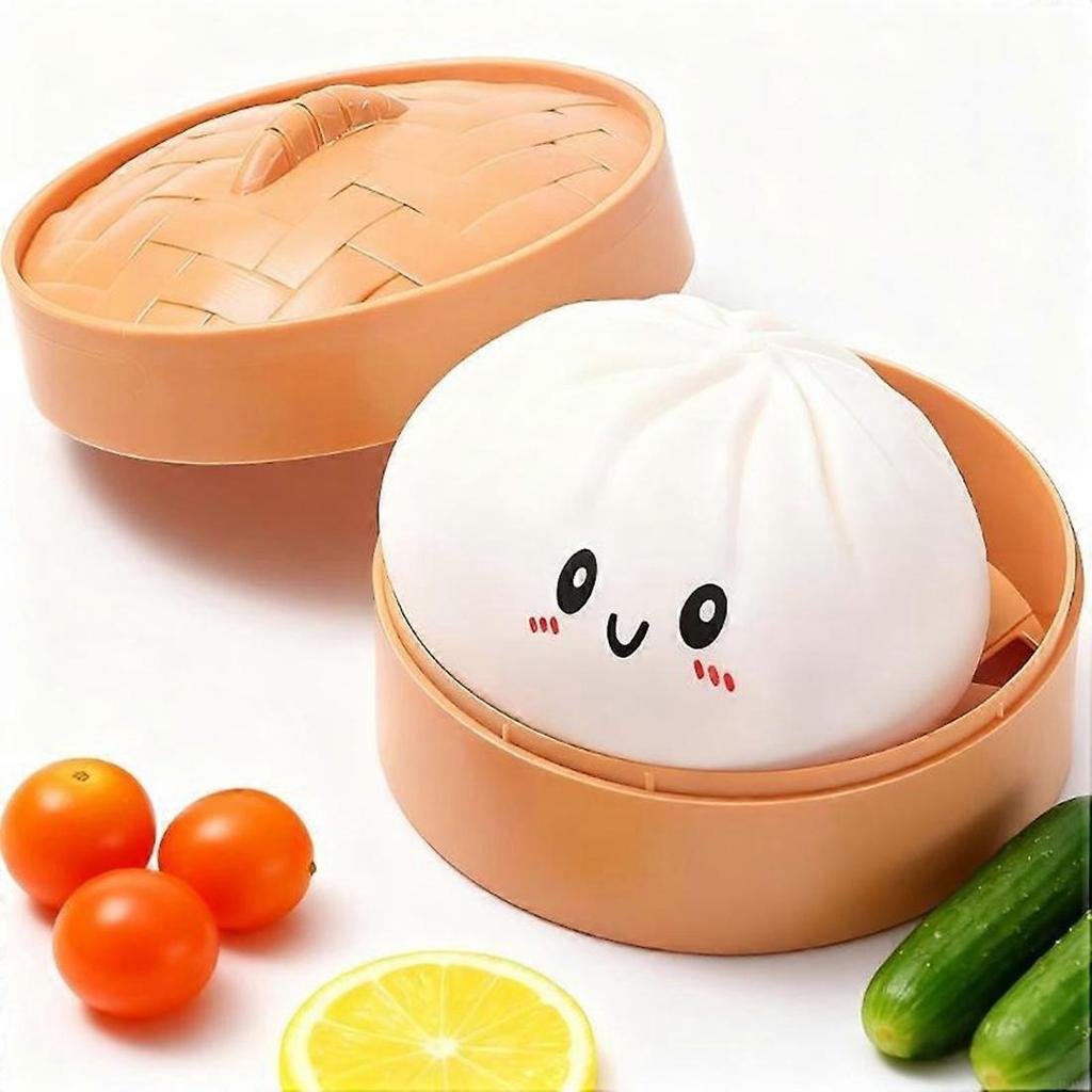 Dumpling Sensory Squeeze Toy for Realistic Play and Stress Relief Decompression Dough Gift 4pcs