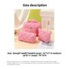 Solid color cosmetic bag three-piece portable high-value toilet bag large-capacity portable waterproof storage bag