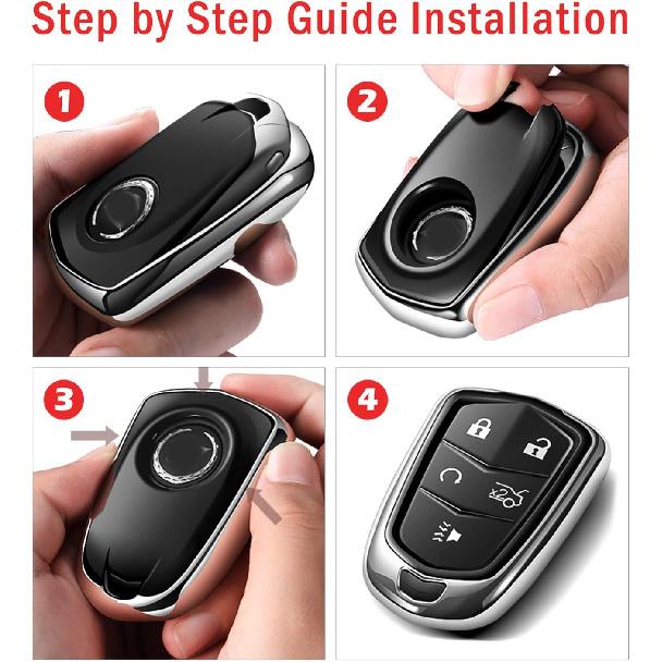 Key Fob Cover for Cadillac