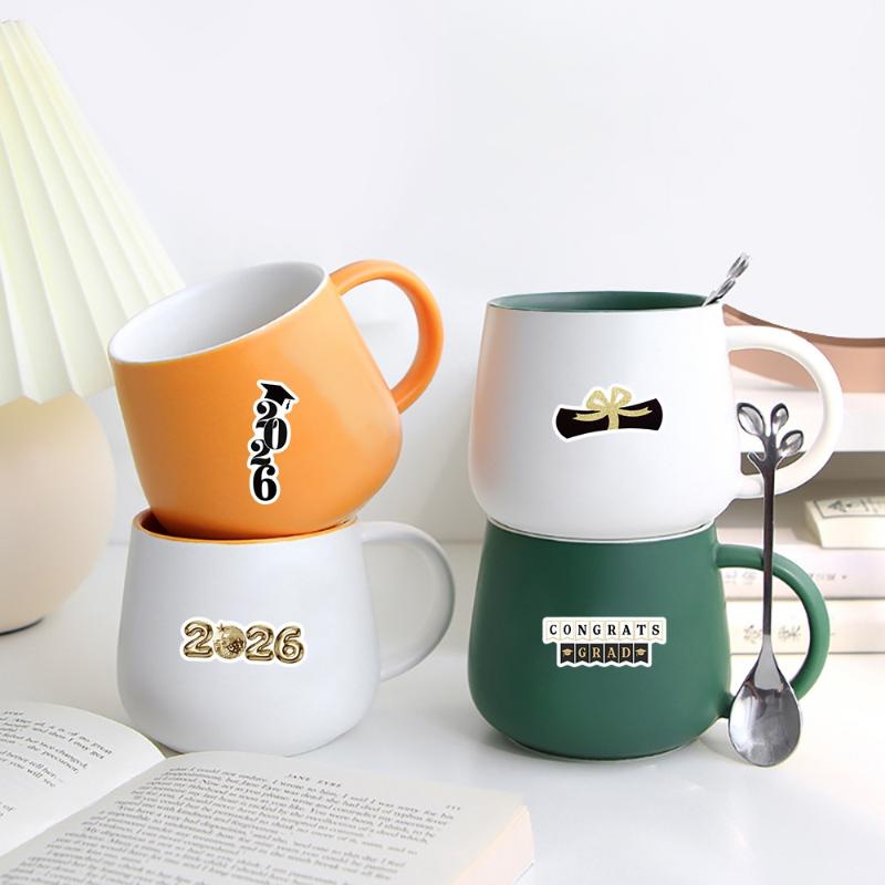 2026 Graduation Season Graffiti Stickers Cartoon Diy Toys Secret For Bottle Aesthetic Decals