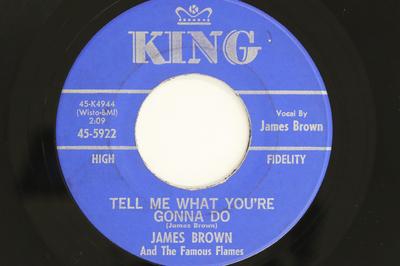 7inch Record JAMES BROWN & THE FAMOUS FLAMES - Tell Me What You're Gonna Do / I Do 455922 KING RECORDS 1964 US Soul/Funk Used