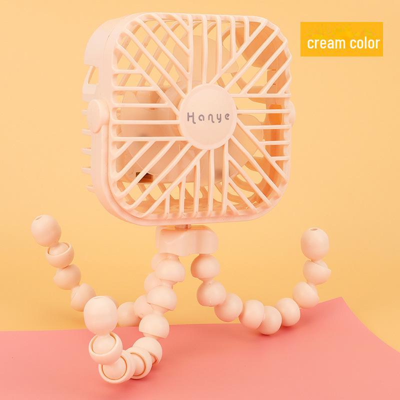 Versatile Portable Mini Fan: Hangable, Standable, or Wrappable - Ideal for Dorms and Outdoor Use