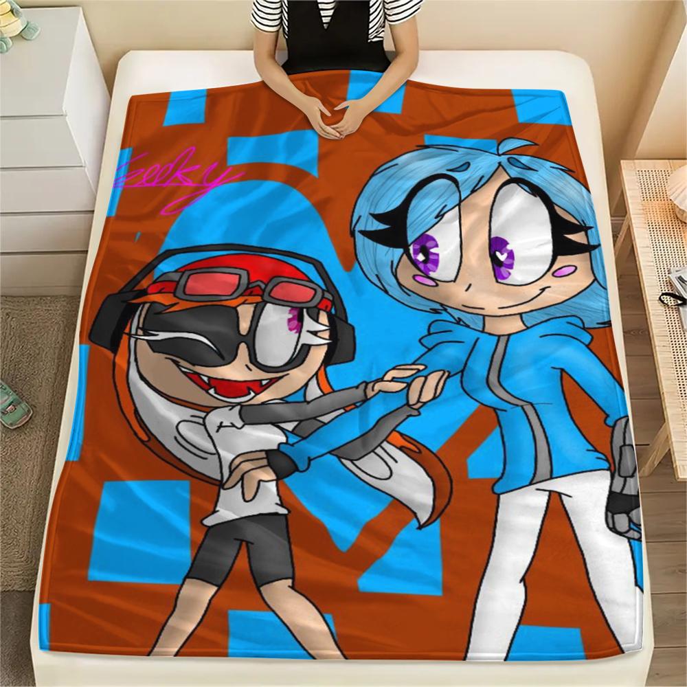 1pz Coperta in Flanella con Stampa SMG4, Alta qualità Confortevole per Tutte le Stagioni, Decorazione per la Casa, Calore e Comfort, Perfetta per Regali di Natale168
