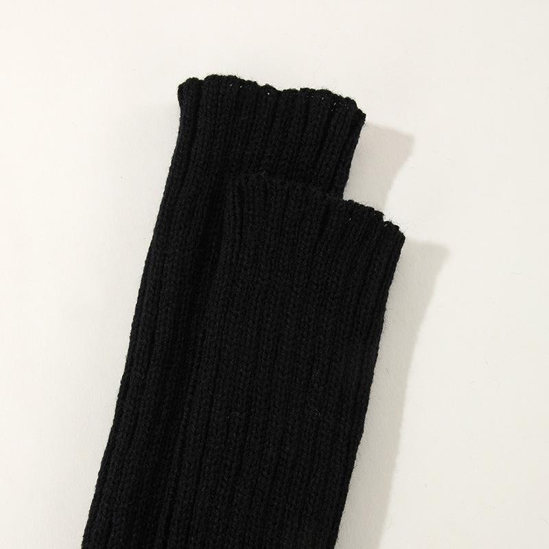 Popular Thick Knit Fingerless Arm Warmers - Long, Cozy Autumn/Winter Sleeves