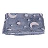 Glowing Polyester Blanket Soft and Warm Fuzzy Blanket for Bed Sofa Couch All SeasonDusty Blue
