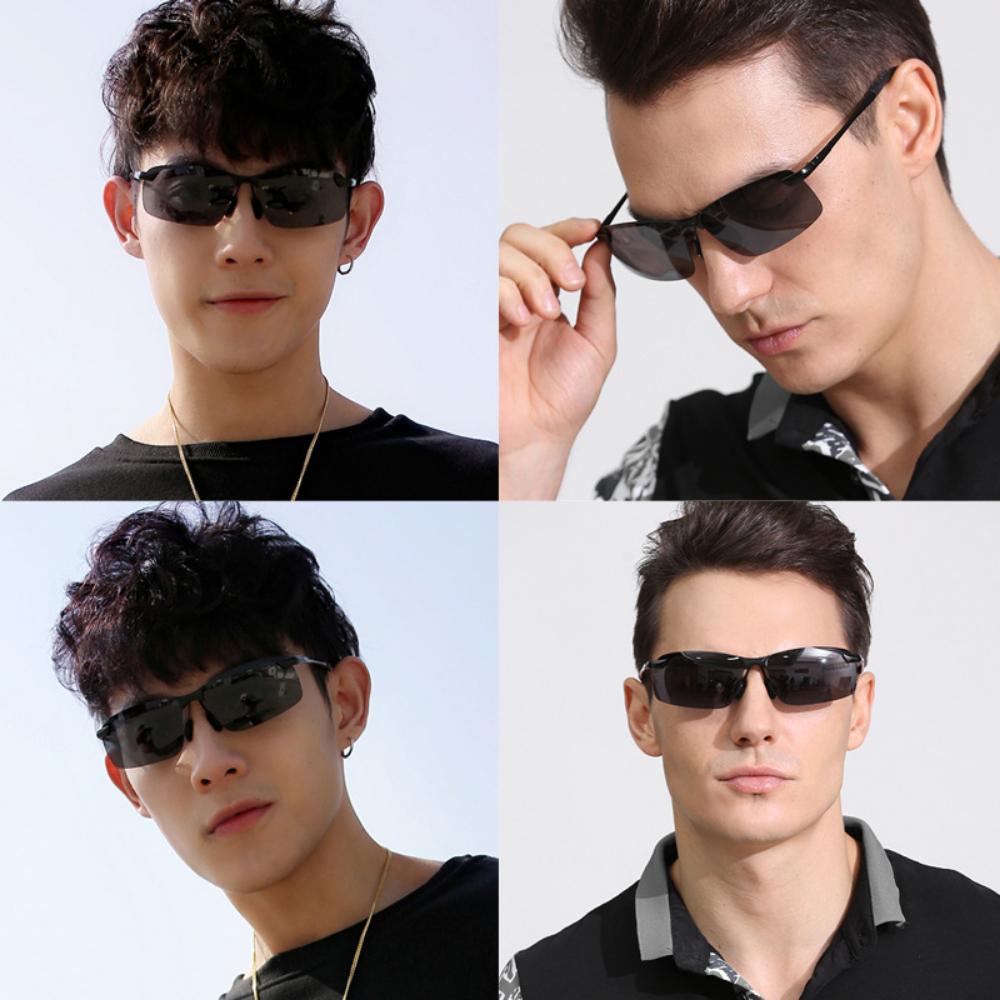Polarized night vision glasses, color-changing sunglasses, male driver driving glasses, fishing sunglasses, day and night driving glasses