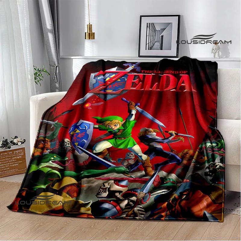 Manta Cartoon 3D Z-Zeldas Mantas de Flanela Quentes Manta Macia e Confortável Mantas para Casa e Viagem forros de cama Presente de Aniversário