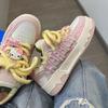 Explosive change niche original dopamine Kitty cat little white shoes female new student platform bread shoes board shoes