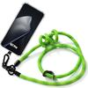 Case for Xiaomi 15T Pro, Transparent Shockproof Protection with Detachable Green Lanyard