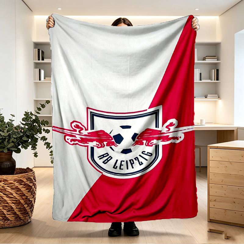 RB Leipzig Print Blanket - Soft & Comfortable, for Bedroom, Travel, Sofa, Home Decoration - Birthday Christmas Gift for Friend