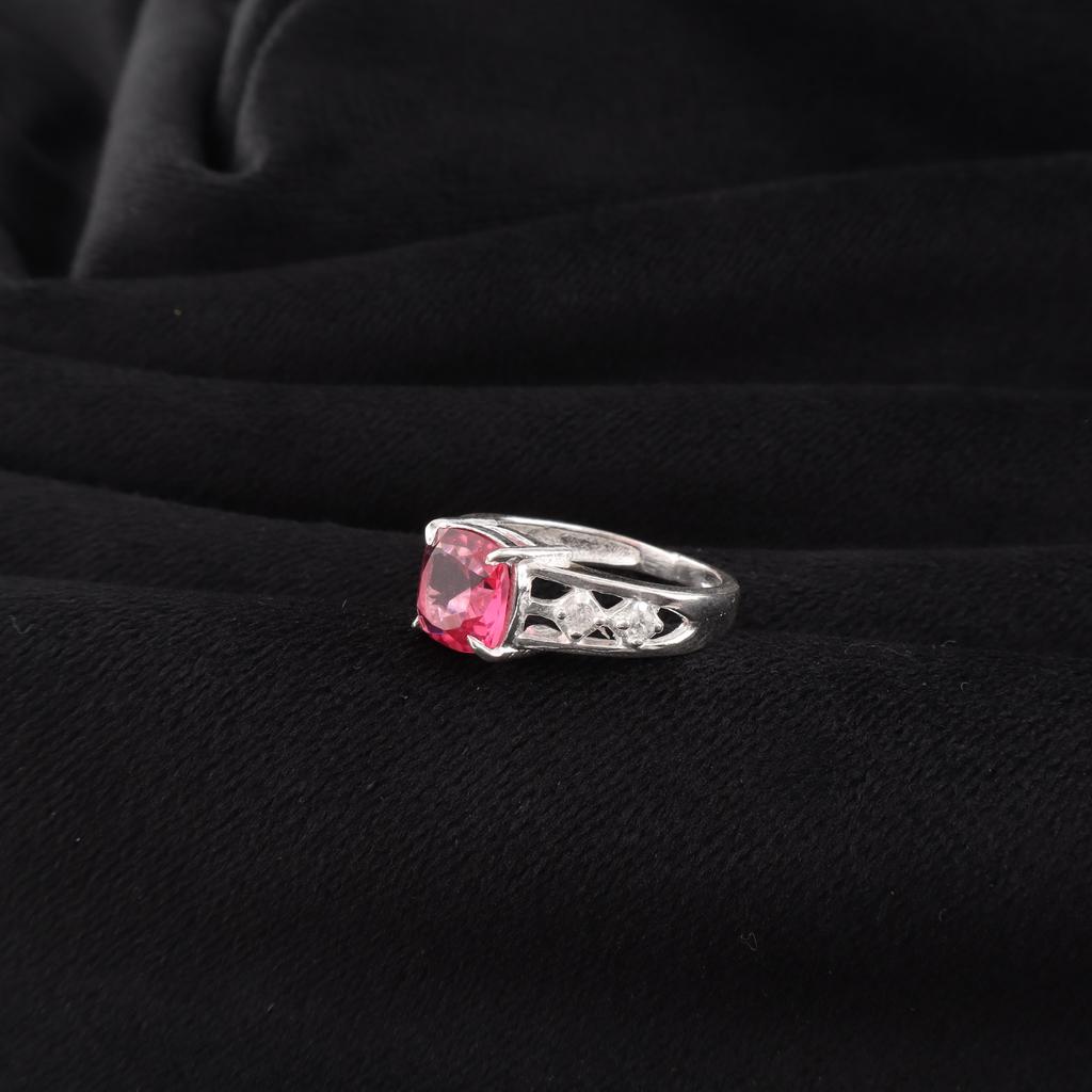 Pink Tourmaline Gemstone 925 Sterling Silver Women Jewelry Designer Ring For Anniversary Gift CZR-15-2