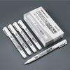 1/5 Packung Permanente Weiße Marker Stifte Schnelltrocknende Tinte Langlebige Spitze Für Kunst Handwerk Felsen Malerei Glas Metall Holz Markierung