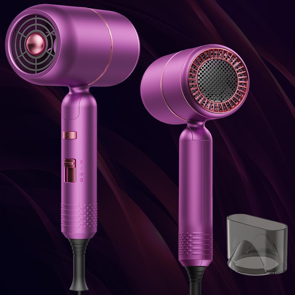 

large air quick with quick drying nozzle Dryer, volume, drying, foldable, фиолетовый