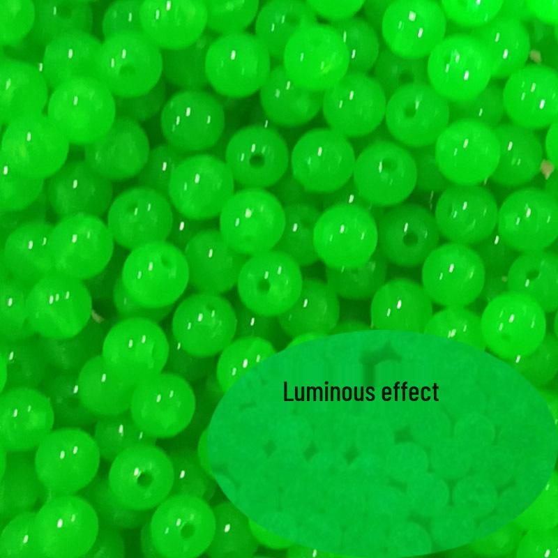 Bunte leuchtende Harzperlen für Angelzubehör & Schmuck - Fluoreszierende Halskettenhaken & Zubehör