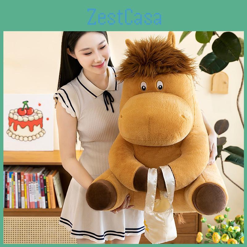 Pony Working Plush Toy Soft Cute Doll Girl Kid Room Decoration Birthday Gift