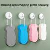 1PC Fish Scale Bath Scrubbing Sponge with Mud Scrub Towel Miracle Baby & Children's Bath Towel Gentle on Skin, Painless Baby Scrub