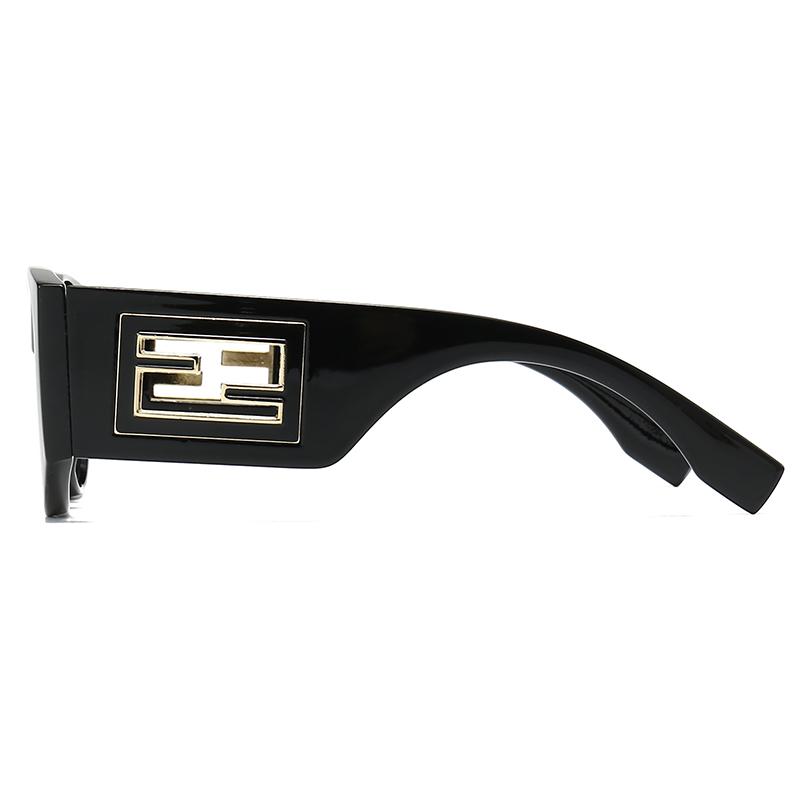 Modern Retro Cat Eye Sunglasses Scottish Pattern European American Street Photography Fashion Ins Cross Border