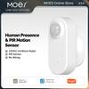 1 buc MOES Tuya ZigBee Senzor Inteligent Radar 24GHz mmWave Fără Fir de Prezență Umană PIR Monitorizare la Distanță prin Aplicație Detecție Mișcare & Imobilitate