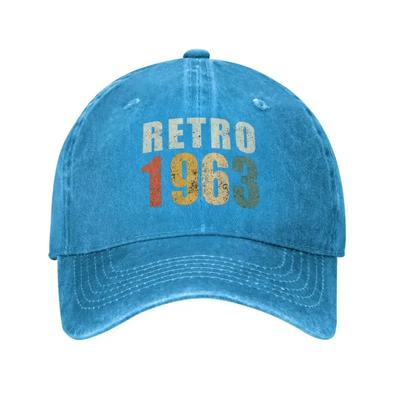 Personalized Cotton Retro Born In 1963 Baseball Cap Women Men Adjustable 60 Years Old Gifts 60th Birthday Dad Hat Sports