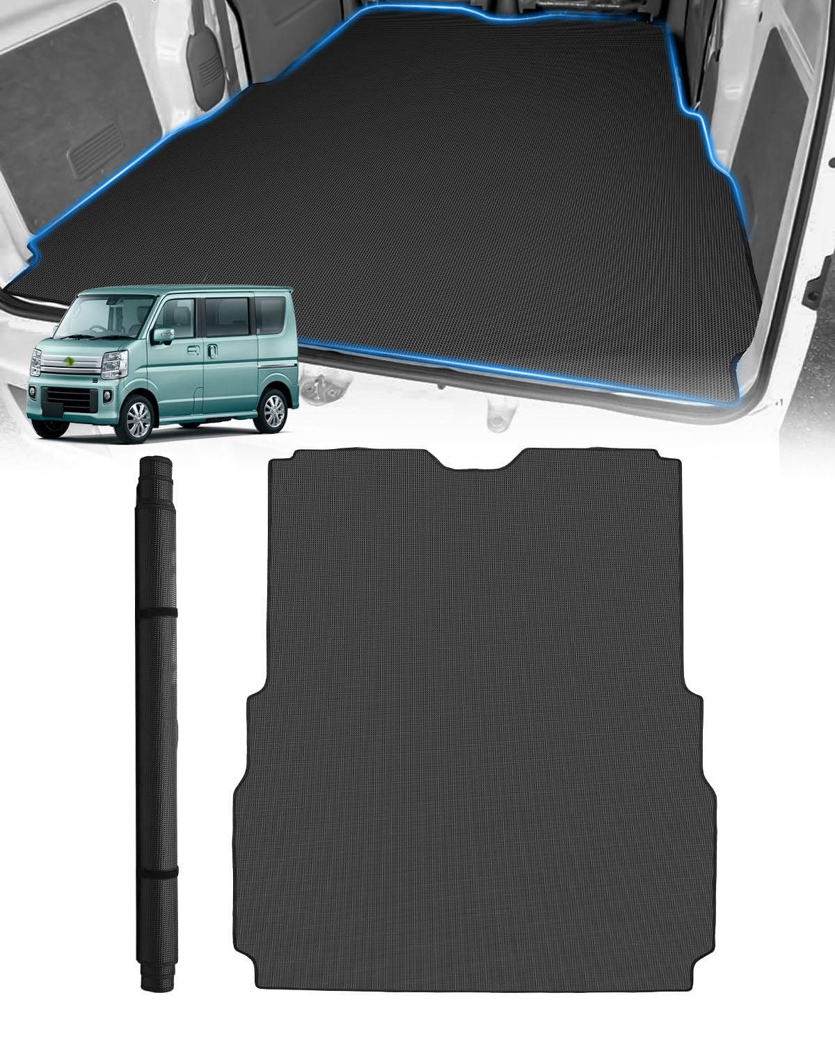 

Compatible with the Every Van 2D cargo luggage and Every Wagon 2015 PVC rolls up for is and Easy installation and genuine replacement for the current чёрный