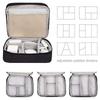 Travel Storage Case For Electronic Gadgets Cosmetics Portable Oxfords Cloth Organiser Multifunctional Makeup Bag