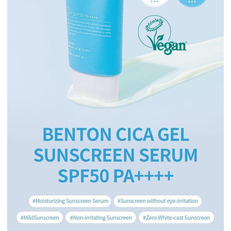 Benton - Cica Gel Sunscreen Serum