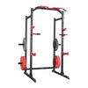 Power Cage Power Rack, Multifunctional Barbell Squat Rack with Adjustable Height, Home Gym Strength Training Workout Equipment with J-Hooks & More