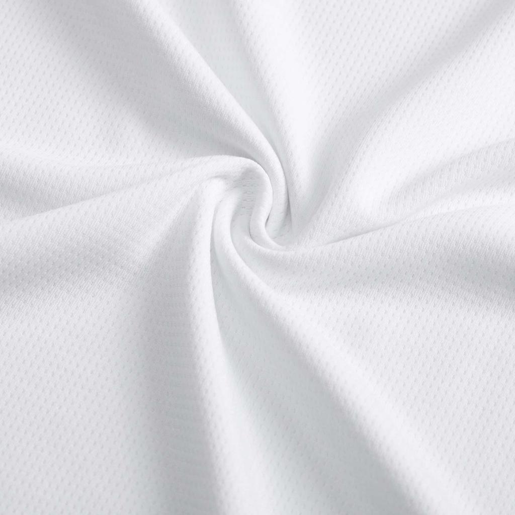 Li-Ning Color Block V-Neck Casual Short Sleeve T-Shirt Unisex Tops Standard-White AAYV157-2