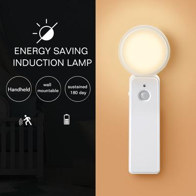 Intelligent Human Body Sensor Night Light USB Chargeable LED Cabinet Lights Wall Lamp Emergency Lighting Flashlight Rotatable
