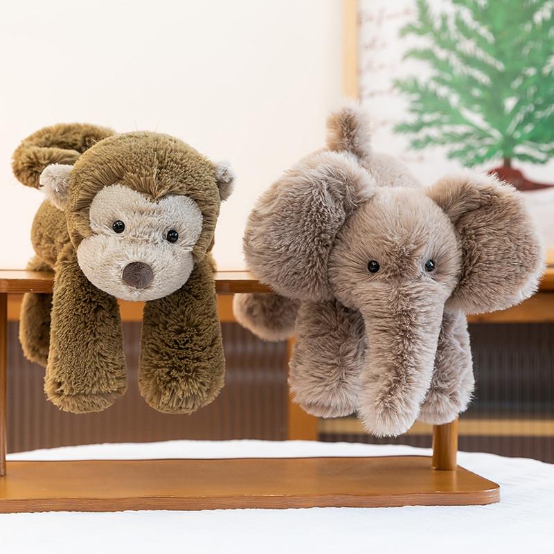 Jc Monkey Elephant Rabbit Plush Toy Soft Stuffed Animal Gift For Children And Girls