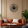 Modern Metal Wall Clock for Living Room | Antique Silent Wall Watch for Bedroom, Drawing Room, Office, Kitchen, House and Hall