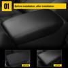 AOMSAZTO Armrest Cover for Civic Honda 2012-2015 Black Center Console Pad for Civic