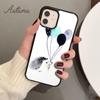 Hedgehog and Balloon Phone Case for iPhone 11 12 13 14 Pro Max Mini X XR XS SE 2020 6S 7 8 Plus Samsung Galaxy S21 S22 Shell