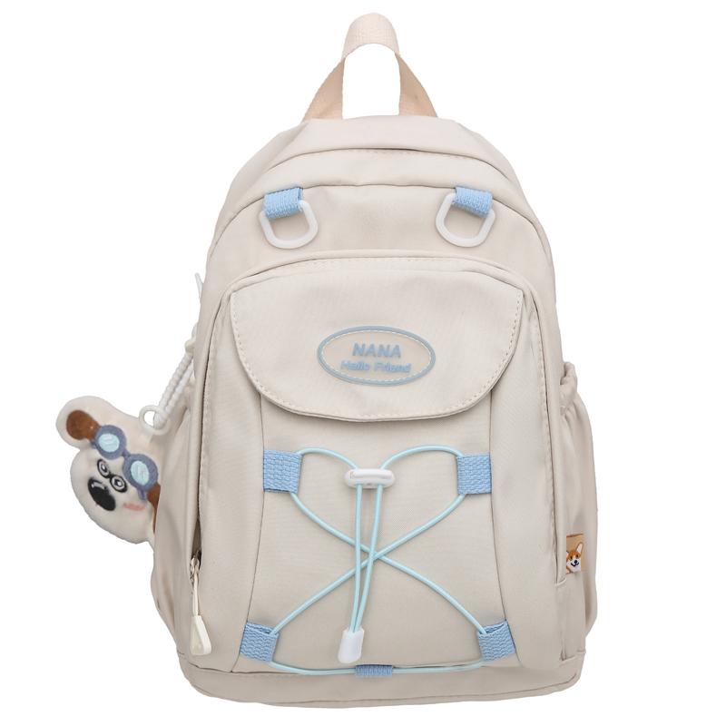 Colored Middle School Student Schoolbag Women's Campus Backpack Large Capacity Travel Backpack