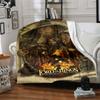 1pc Gandalf Fellowship Flannel Blanket Soft Warm Throw for Home, Office, Travel, All-Season Cozy Bedding Gift L1469